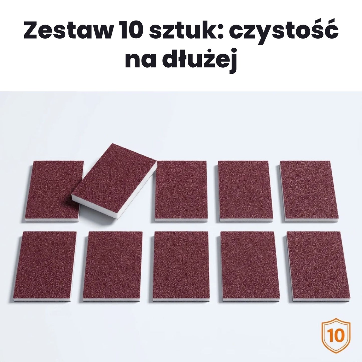 Gąbki do ciężkich zabrudzeń 10szt