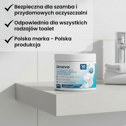 Zenevo - Aktywna piana do czyszczenia toalet