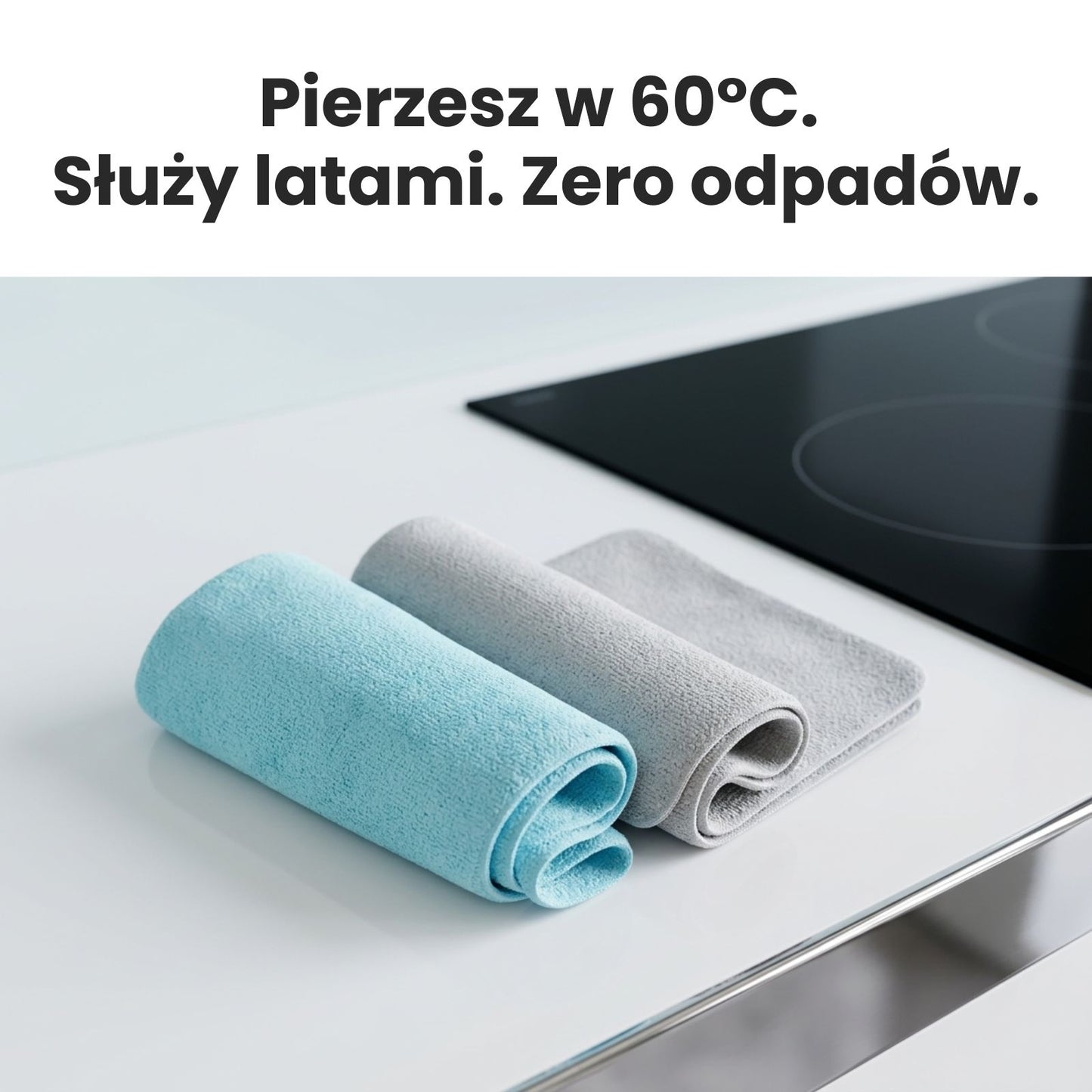 HydroClean - Magiczne Ściereczki Bezsmugowe 2szt