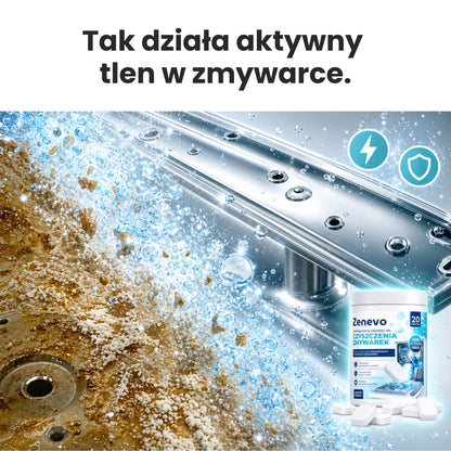 Tabletki do czyszczenia Zmywarki Zenevo - 20 szt
