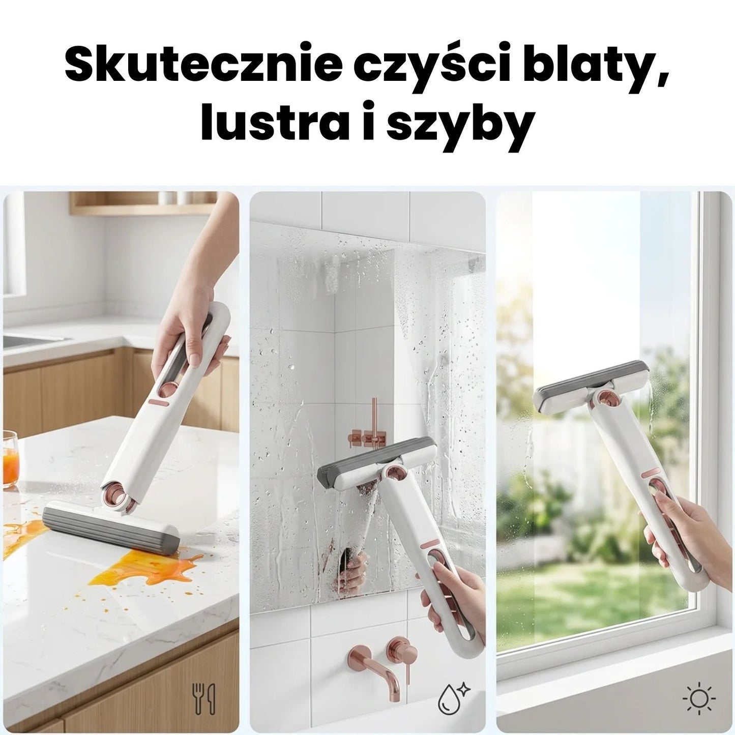 Mini mop z gąbką PVA