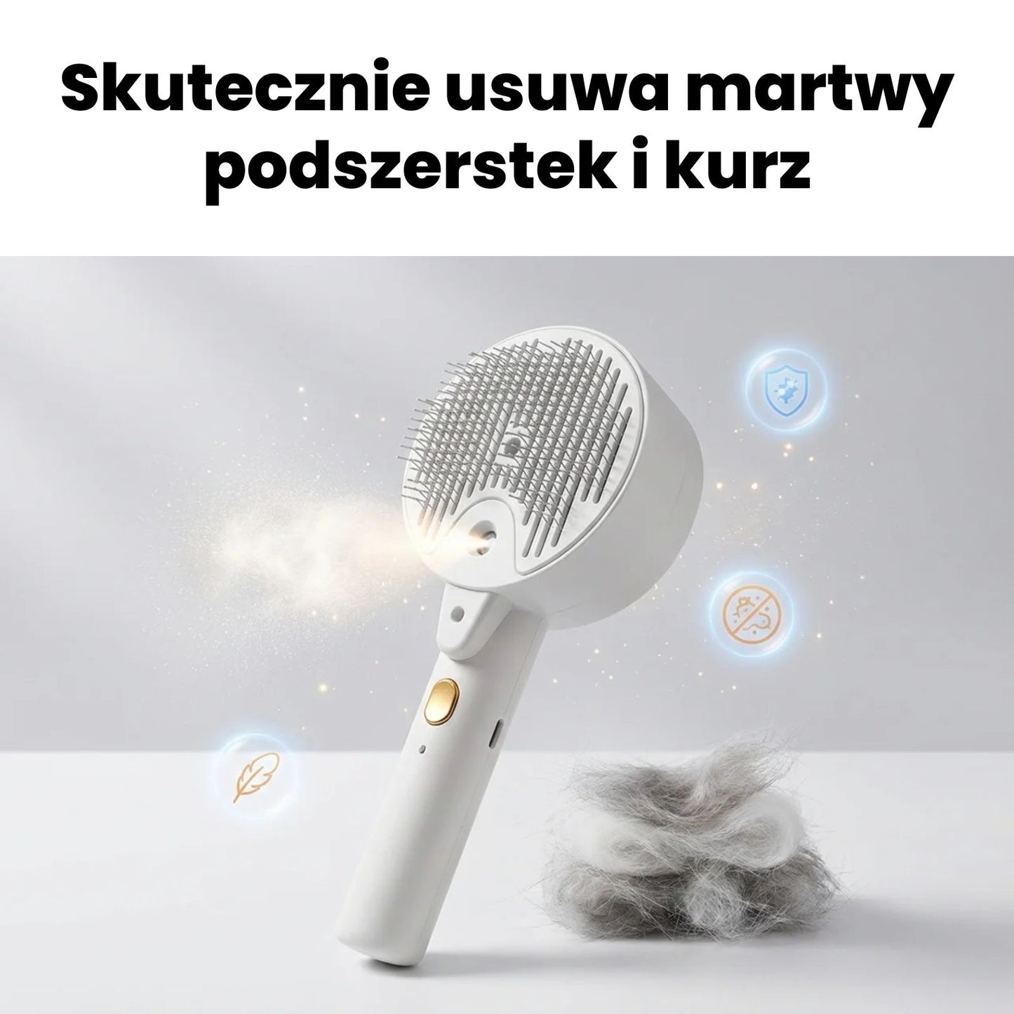 Pet Steamer Pro - Szczotka do sierści 3w1
