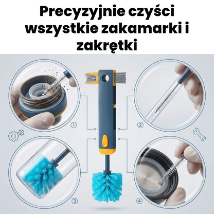 Szczotka do czyszczenia butelek 4w1