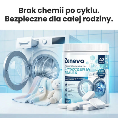 Tabletki do czyszczenia pralki Zenevo - 42 szt