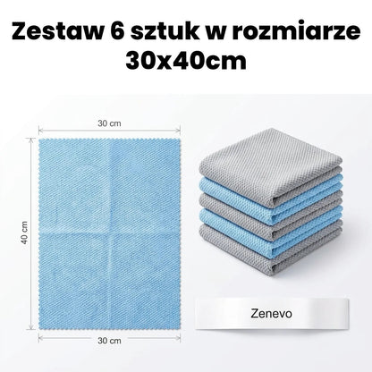Magiczne ścierki uniwersalne 6szt 30x40cm