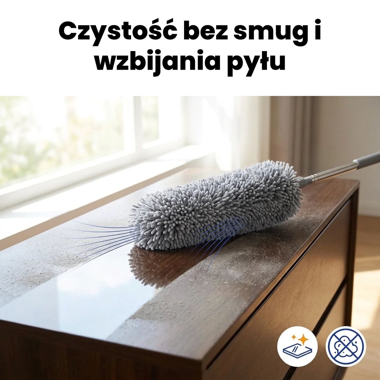 Szczotka teleskopowa rozkładana 3w1 280cm