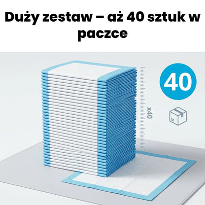Podkłady higieniczne dla zwierząt 60×60 cm 40 szt