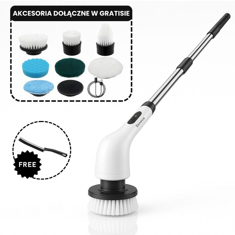 ZenWash Long - Elektryczna regulowana szczotka