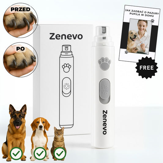 ZenGrind - Elektryczny Pilnik do Pazurków dla Psów i Kotów