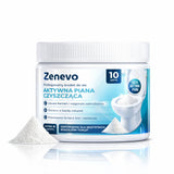 Aktywna piana do czyszczenia WC Zenevo 500 g – opakowanie z białym proszkiem czyszczącym