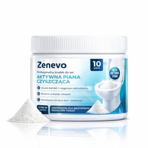Aktywna Piana do czyszczenia WC Zenevo — opakowanie 500 g