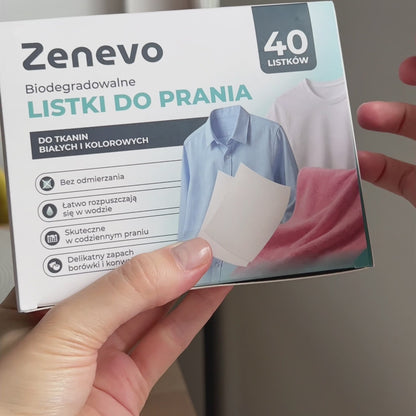 Listki piorące do prania Zenevo 40 szt