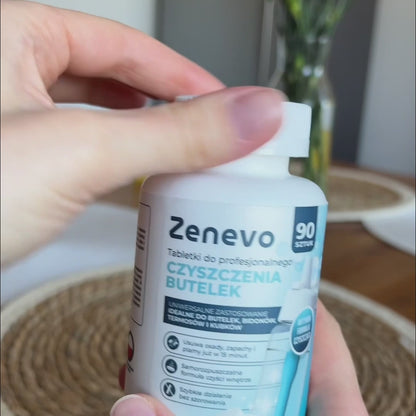 Tabletki do czyszczenia butelek Zenevo - 90 szt